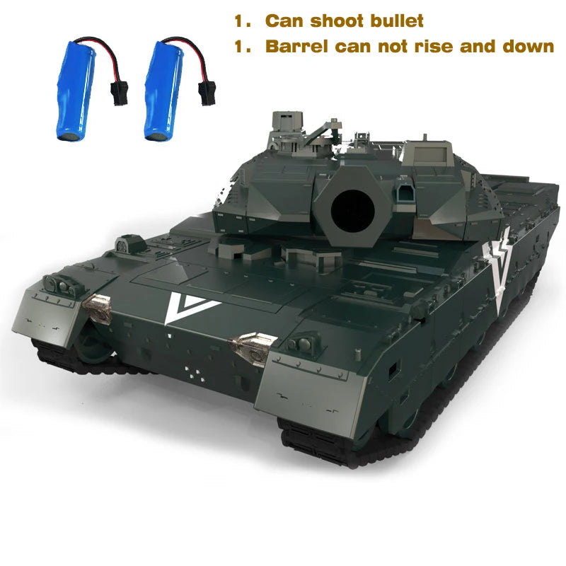 RC Tank Remote Control Tank Rechargeable 1/20 9CH 40CM Camouflage 27Mhz Infrared Electric Toys For Boys Birthday Gifts