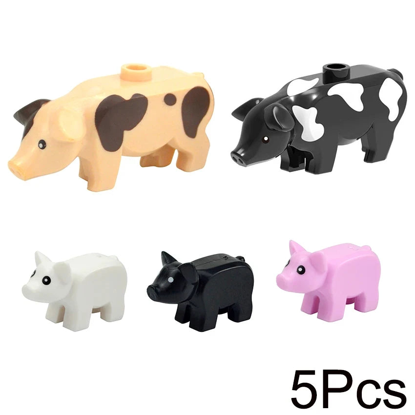 Hot Christmas Building Block Gift Animals Deer Elk Reindeer Figures Brick Xmas Tree Educational Toy Gift for Boy Kid Block Model