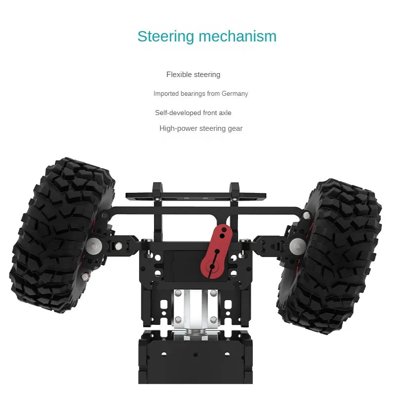 RC Ackerman Chassis with Motor Robot Car Supporting ROS System and Sport Camera for Raspberry For Arduino Robot Car DIY Kit