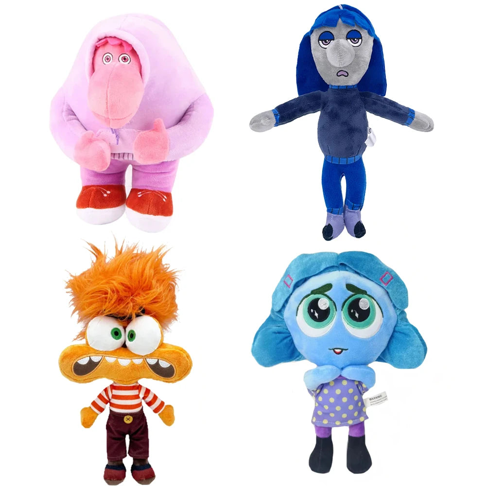 33style Inside Out 2 Plush Dolls Inside Out Plush Toy Cute Cartoon Plushie Doll Stuffed Anime Periphery Toys Kids Birthday Gifts