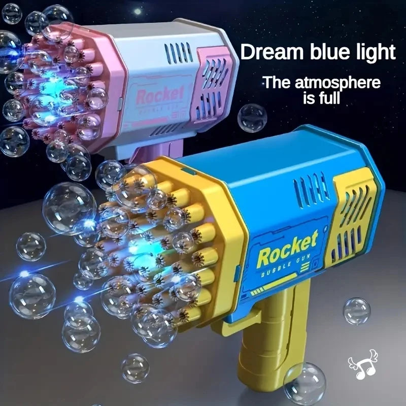 40 Hole Bubble Machine Toy, Handheld Porous Bubble Gun, Outdoor Toy (Without Bubble Water)
