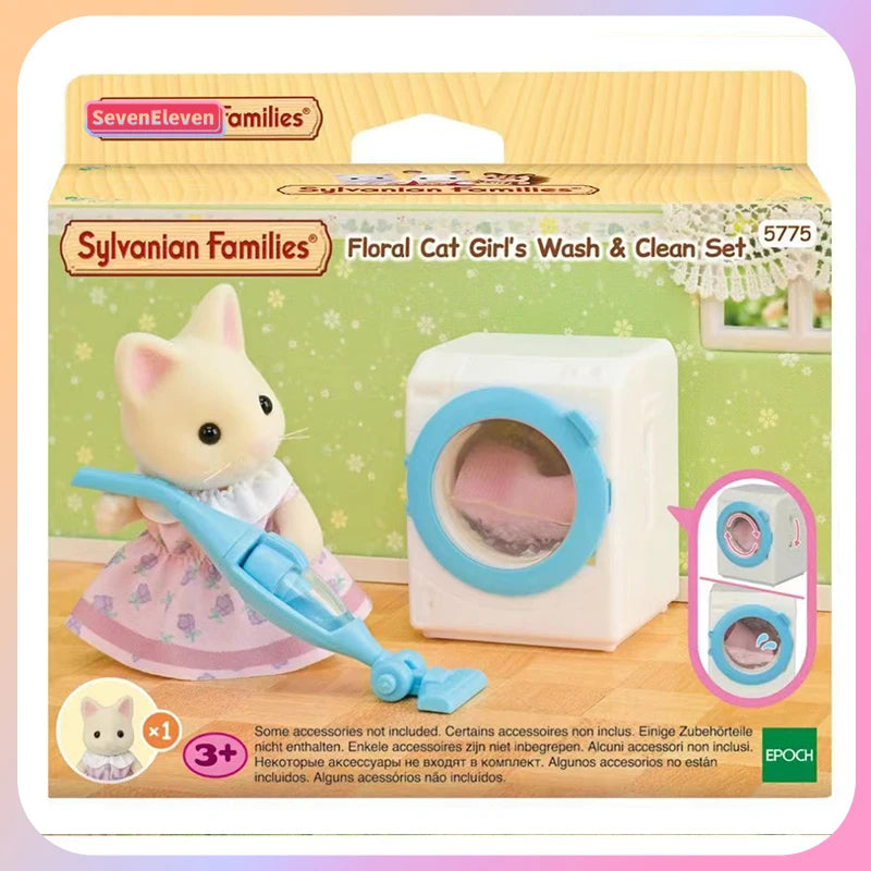 Sylvanian Families Bathtub Shower Set Children'S Play House Toys Furniture Accessories Forest Family Bathtub Set