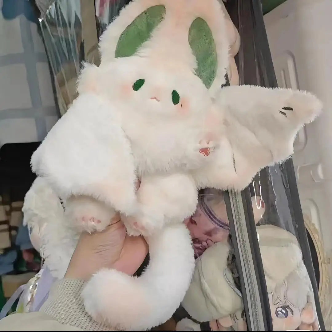 13.7in Bat Bunny Soft Stuffed Plush Toys Kawaii Animal Rabbit Doll Toys for Home Party Decoration Funny Birthday Graduation Gift