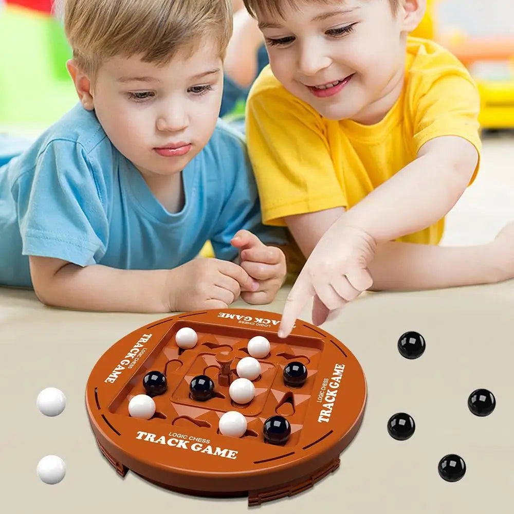 4 In A Row Game Educational Orbit Logic Board Game 2 Player Fast Strategy Game Track Logic Board For Fun Family Game Night