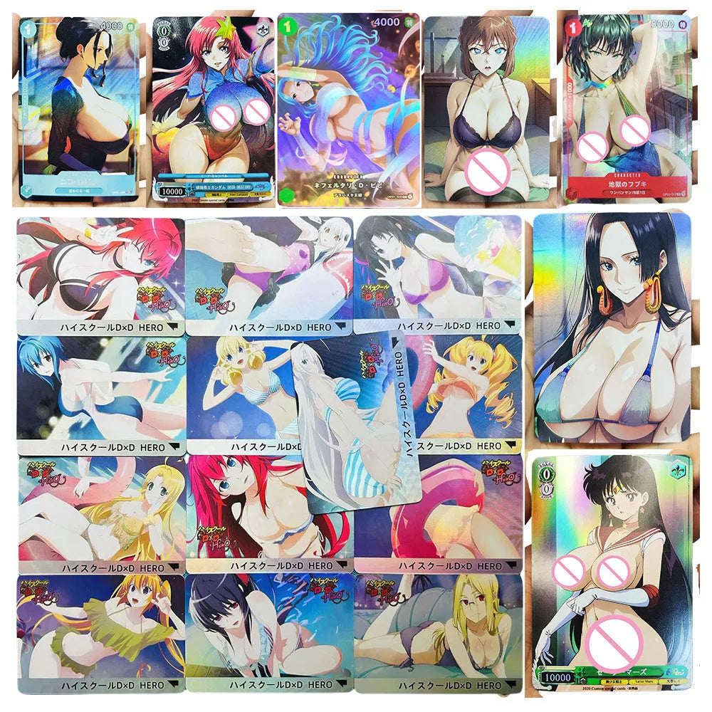 Anime Goddess Story DIY ACG High School DXD Asia Argento Ravel Phoenix Sexy Boy Games Toys Collectible Cards Christmas Birthday