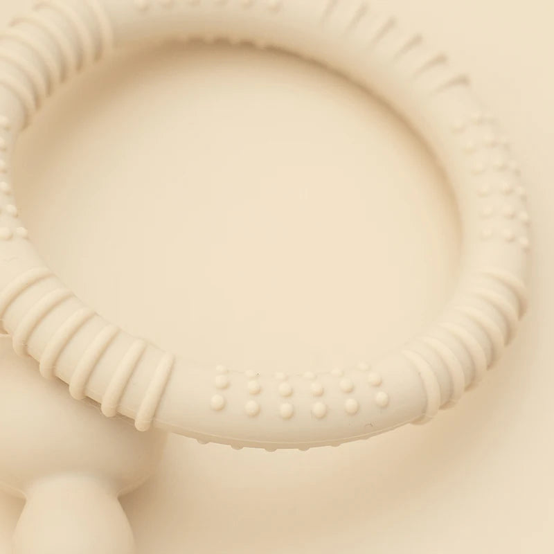 1Pcs Silicone Baby Teether Health Care Molar Toy Food Grade Toddler Nursing Teething Ring Chewing Toys BPA Free Baby Accessories