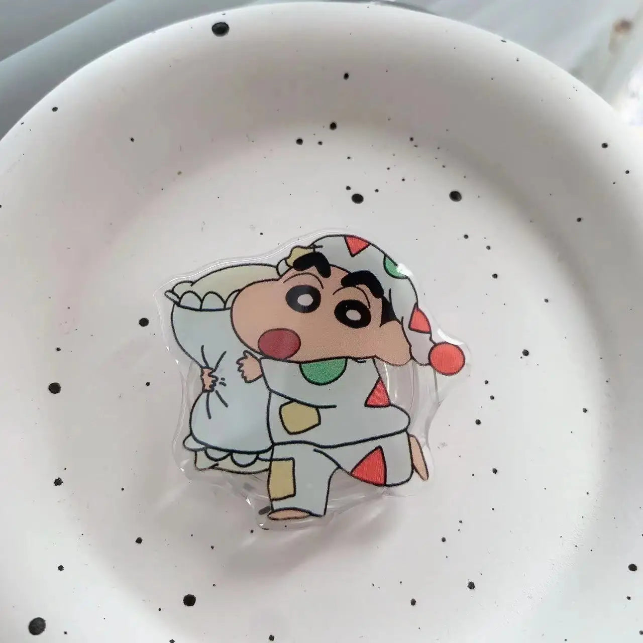 Crayon Shin-chan Phone Holder Stand Grip for Mobile Phone Ring Accessories Cute Retractable Folding Stand Support Desk Stand New