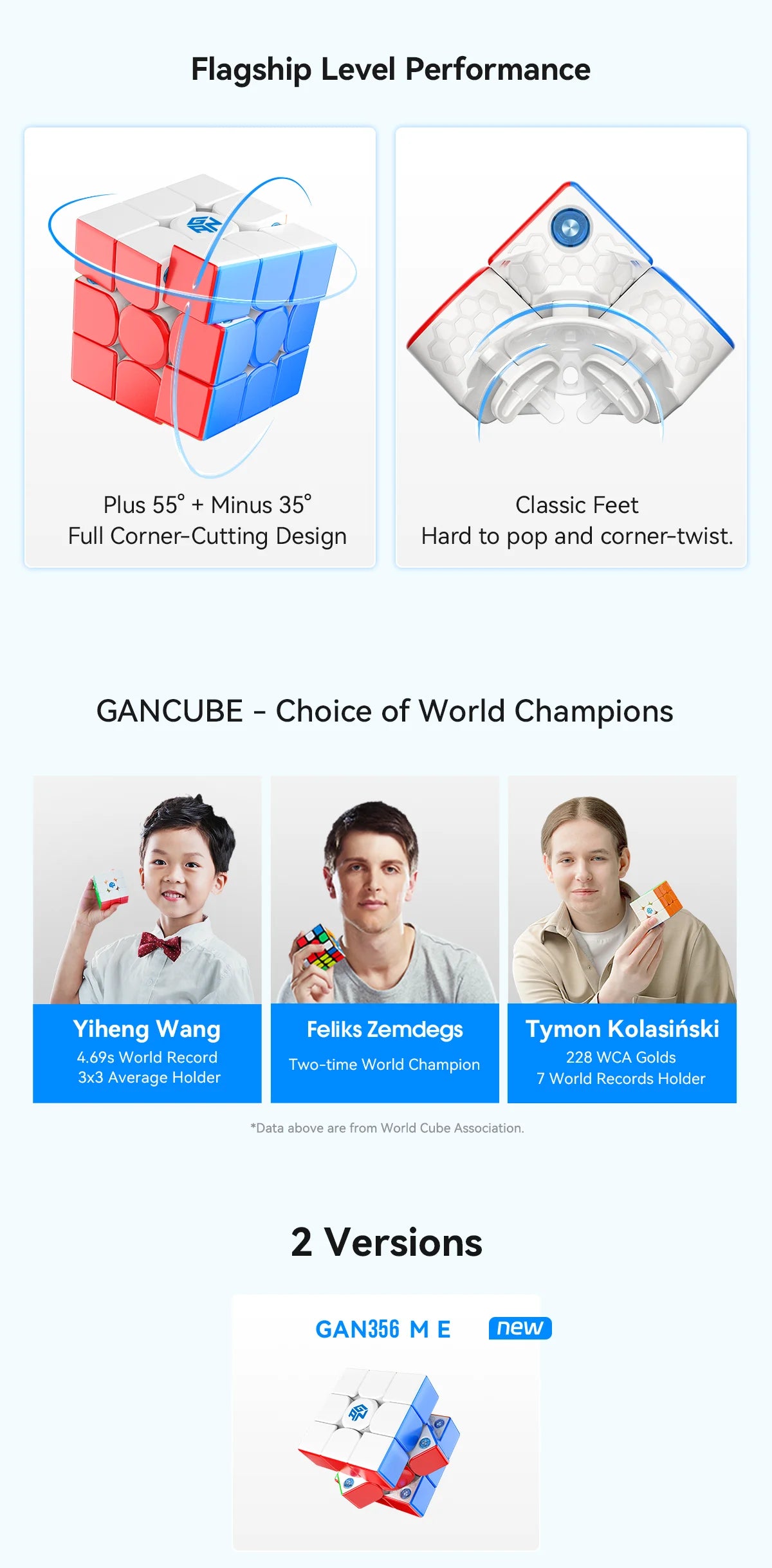 [CubeFun]Gan 356 ME UV Magnetic Speed cube Stickerless 356ME 3x3 speedcube 3x3x3 Professional Magic Cube Gan magnetic Toys