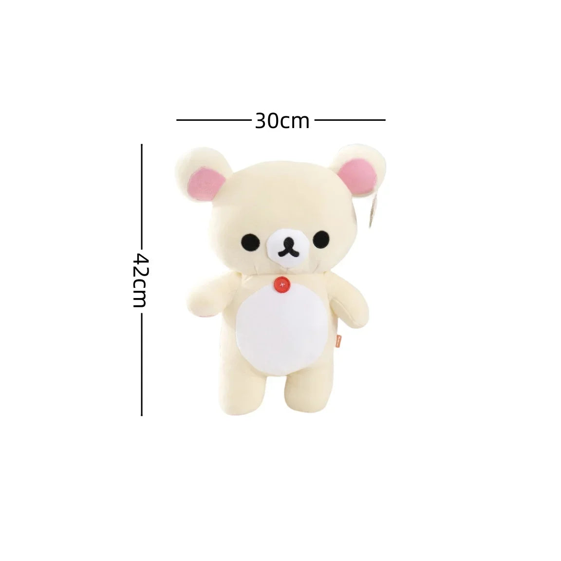 Anime Rilakkuma Plush Doll Cartoon Bear Toys Kawaii Rilakkuma Room Decor Teddy Bear Plushies Cute Couple Bear Xmas Girl Gifts