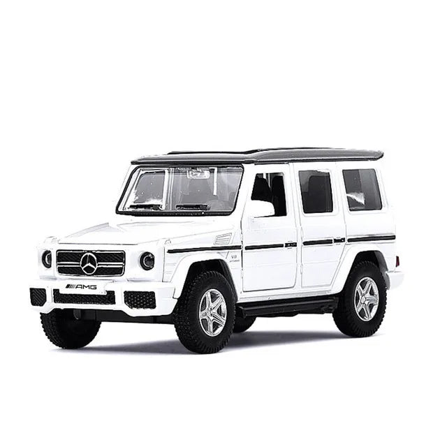 1/36 Mercedes-Benz G63 Car Models Toys Alloy Diecast Toy SUV Model Pull Back Off-road Vehicles For Childrens Gifts Collection