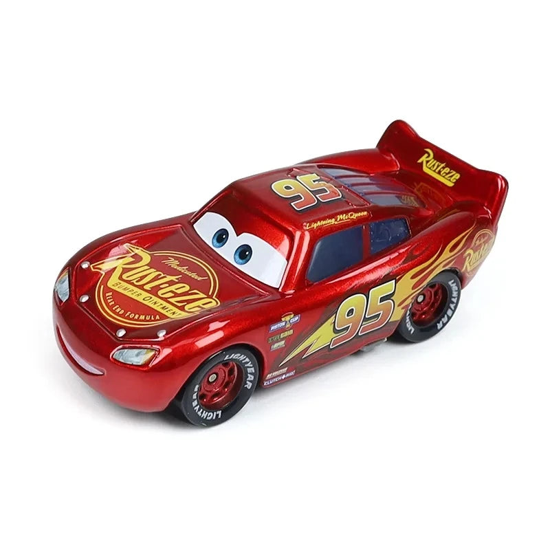 Disney Pixar Toy Car 2/3 Lightning McQueen Jackson Storm 1:55 Die Cast Metal Alloy Model Vehicles Children Toy Boy Birthday Gift