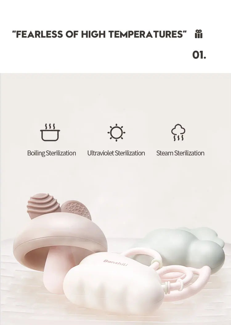 Hot Sale Silicone Soft Baby Kid Rattle Teether Toys Infant Chewable Toys Baby Teether Infant Toys