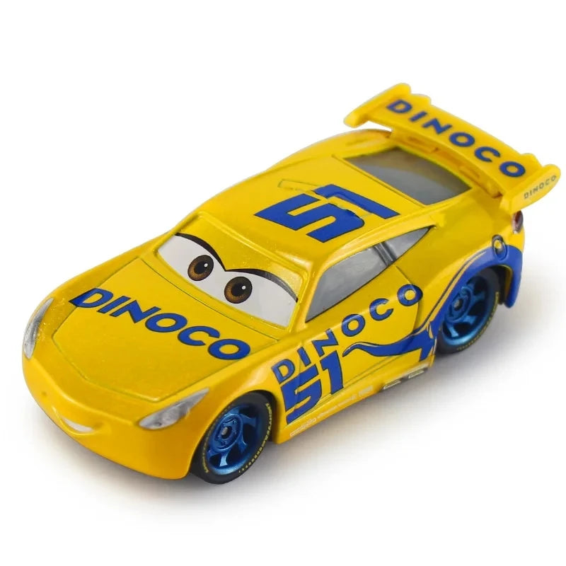 Disney Pixar Toy Car 2/3 Lightning McQueen Jackson Storm 1:55 Die Cast Metal Alloy Model Vehicles Children Toy Boy Birthday Gift