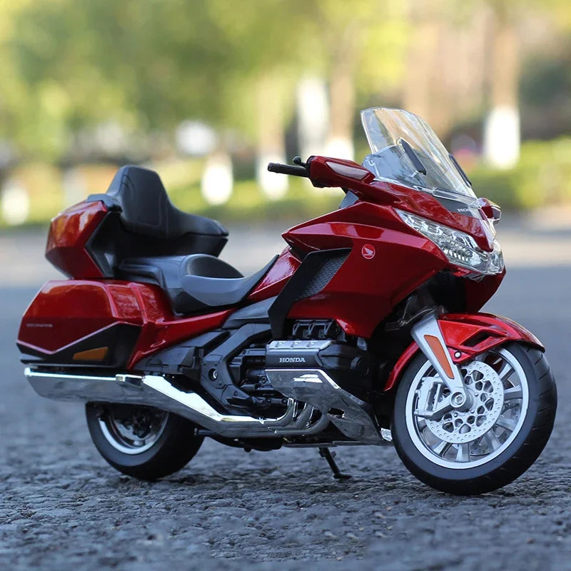 WELLY 1:12 2020 Honda Gold Wing Motorcycle Simulation Alloy Model Adult Collection Decoration Gifts Toys for Boys