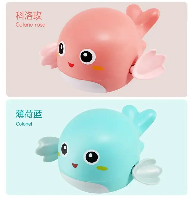 Bath Toys Kids Swimming Clockwork Dolls Play Water Baby Bathing Cute Funny Children Bathroom Shower Bathtub Animals Toy