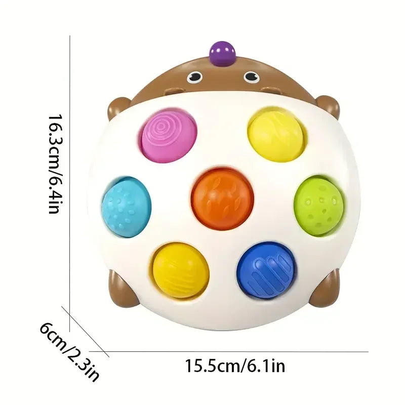 Hedgehog Press Soft Key Concentration Training Early Education Toys Hand-Eye Coordination Children's Educational Small Hedgehog