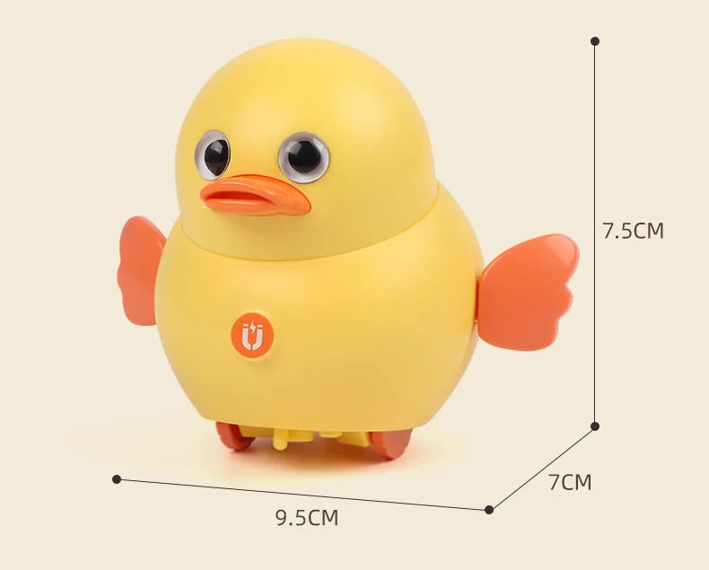 Montessori Baby Toy Power-driven Wobble Chicken Pet Squad Magnet Crawl Wobbler Duck Children Toys