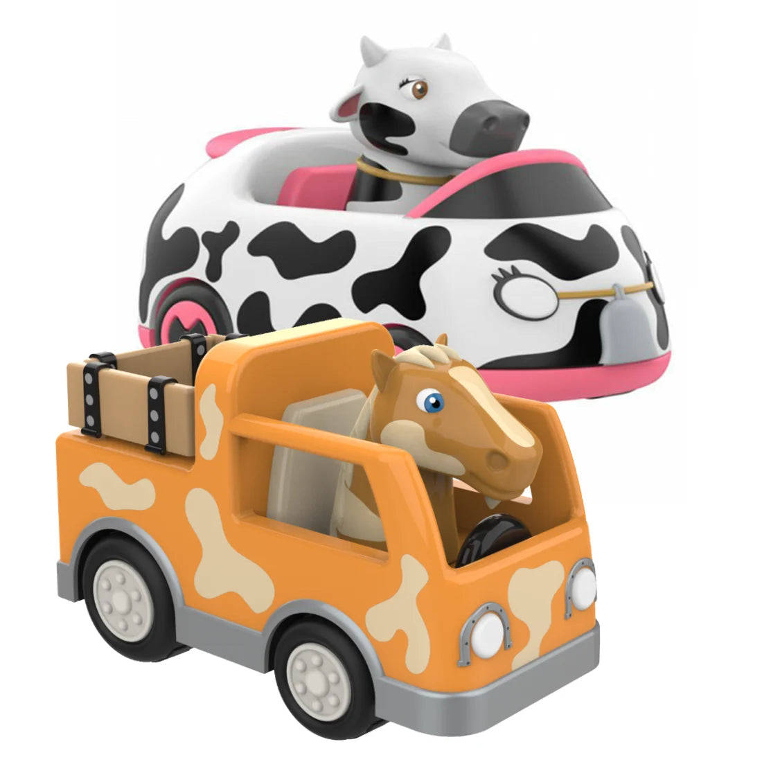 La Granja De Zenon Kids Toy Car Bartolito Car Pull Back Car Toys Inertia Car Set Boys Girls Toys 1-3 Years Old Birthday Gift