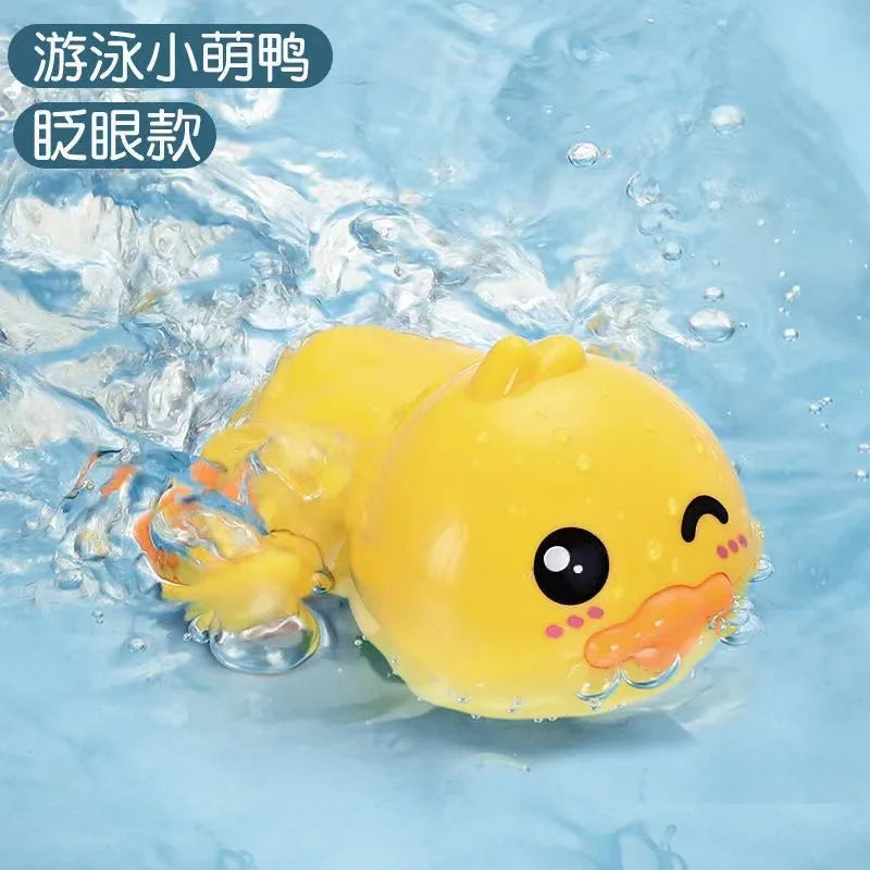 Bath Toys Kids Swimming Clockwork Dolls Play Water Baby Bathing Cute Funny Children Bathroom Shower Bathtub Animals Toy