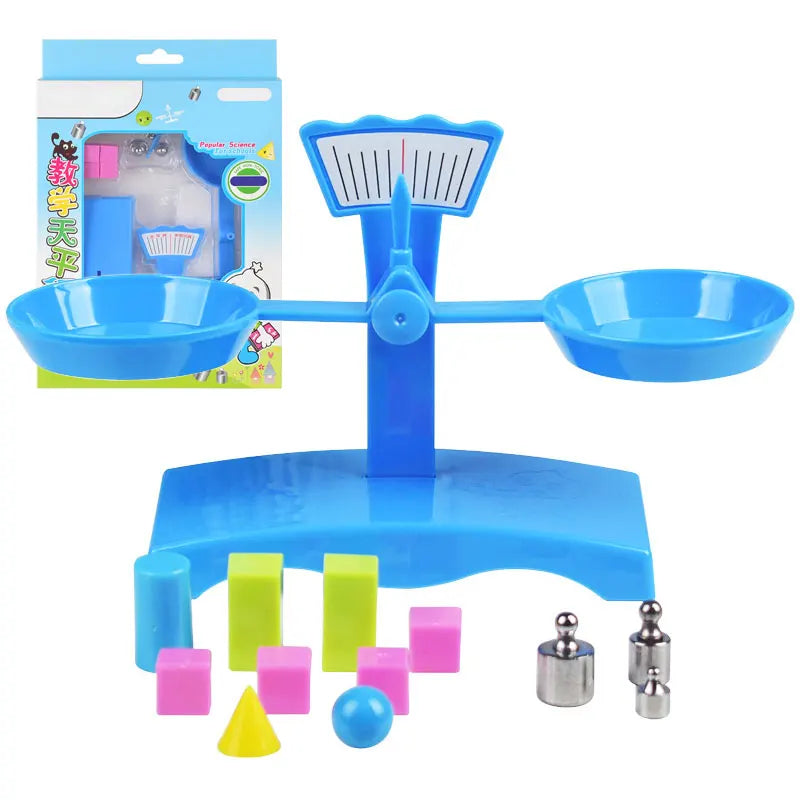 Children Scales Parish Teaching Aids Montessori Toys Math Set Weight Balance Perception Thinking Game Educational Learning Toys