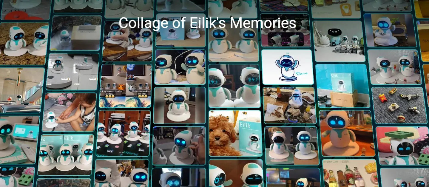 Eilik Smart Robot Pet Toy AI Emotional Intelligent Companion Pets Robot Touch Intractive Desktop Toys Children Adult Fun Gifts