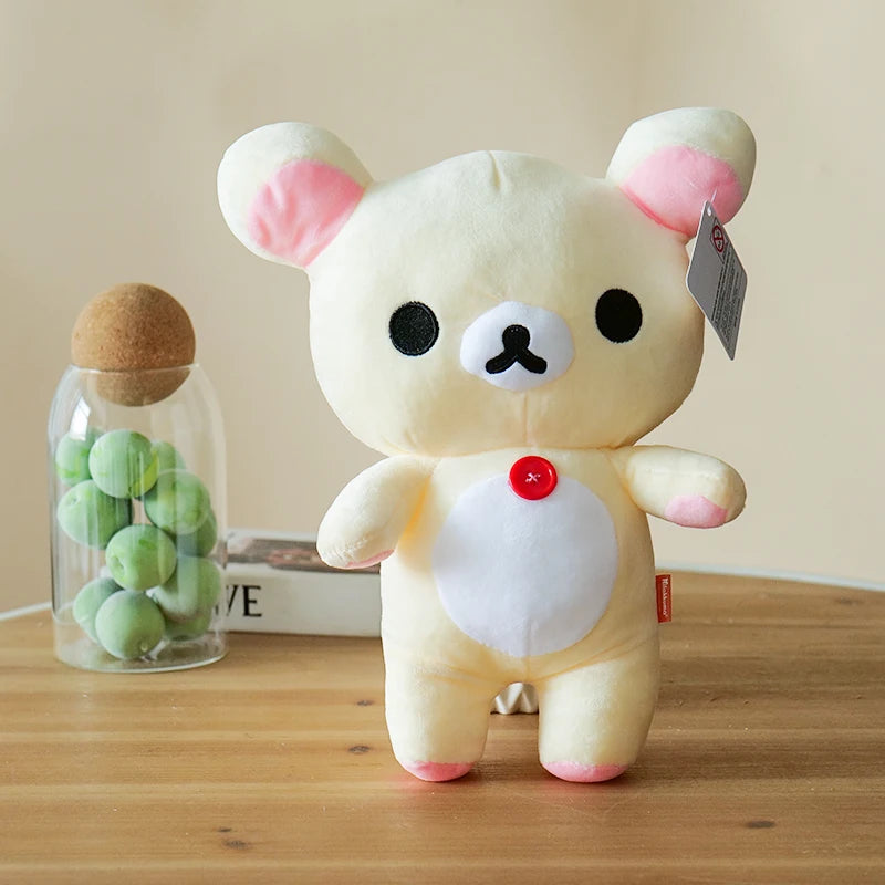 Anime Rilakkuma Plush Doll Cartoon Bear Toys Kawaii Rilakkuma Room Decor Teddy Bear Plushies Cute Couple Bear Xmas Girl Gifts