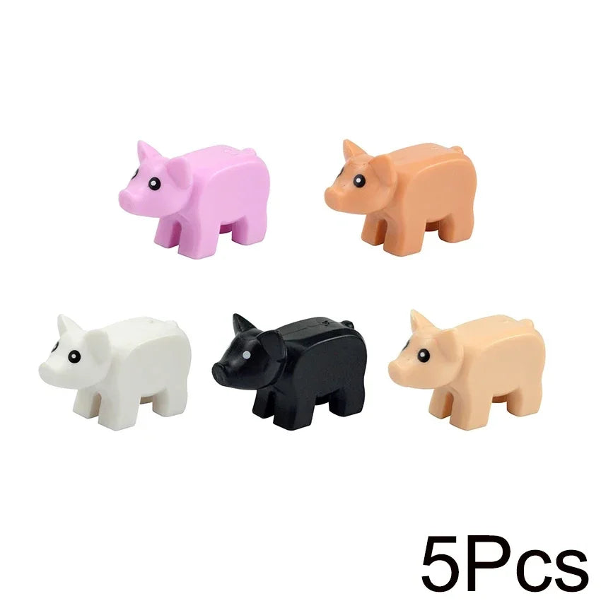 Hot Christmas Building Block Gift Animals Deer Elk Reindeer Figures Brick Xmas Tree Educational Toy Gift for Boy Kid Block Model