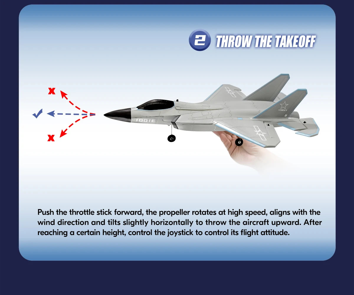 4 Channels FX9631 Big Size RC Plane J-35 Fighter Jet Fixed-Wing Airplane Remote Control Aircraft EPP Foam Glider Toys Kids Gifts