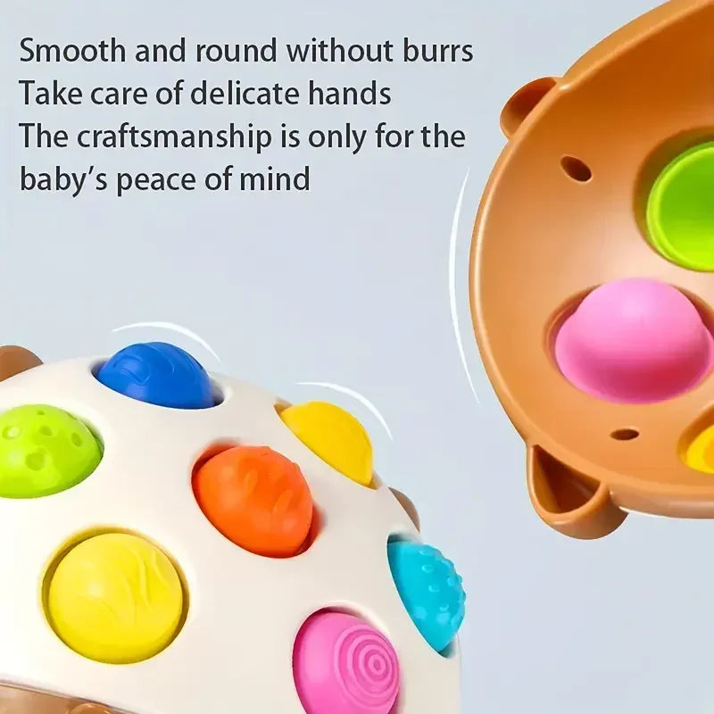 Hedgehog Press Soft Key Concentration Training Early Education Toys Hand-Eye Coordination Children's Educational Small Hedgehog