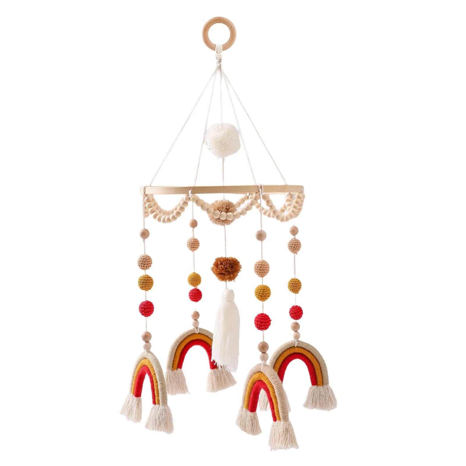 Baby Rattle Toy 0-12 Months Wooden Mobile On The Bed Newborn Music Box Bed Bell Hanging Toys Holder Bracket Infant Crib Boy Toys