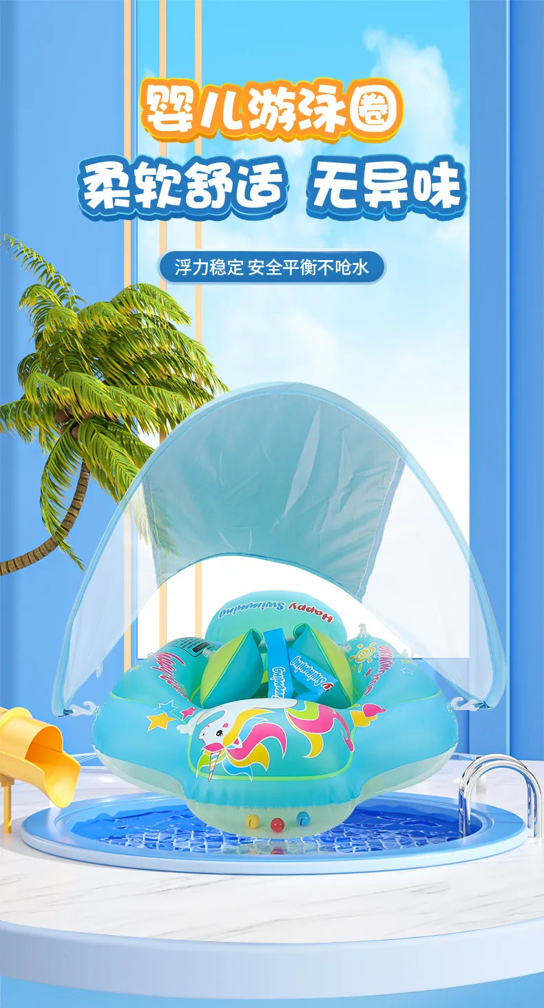 Baby Swimming Float Inflatable Infant Floating Kids Swim Ring Circle Bathing Summer Toys Toddler Rings