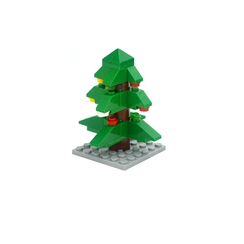 Hot Christmas Building Block Gift Animals Deer Elk Reindeer Figures Brick Xmas Tree Educational Toy Gift for Boy Kid Block Model