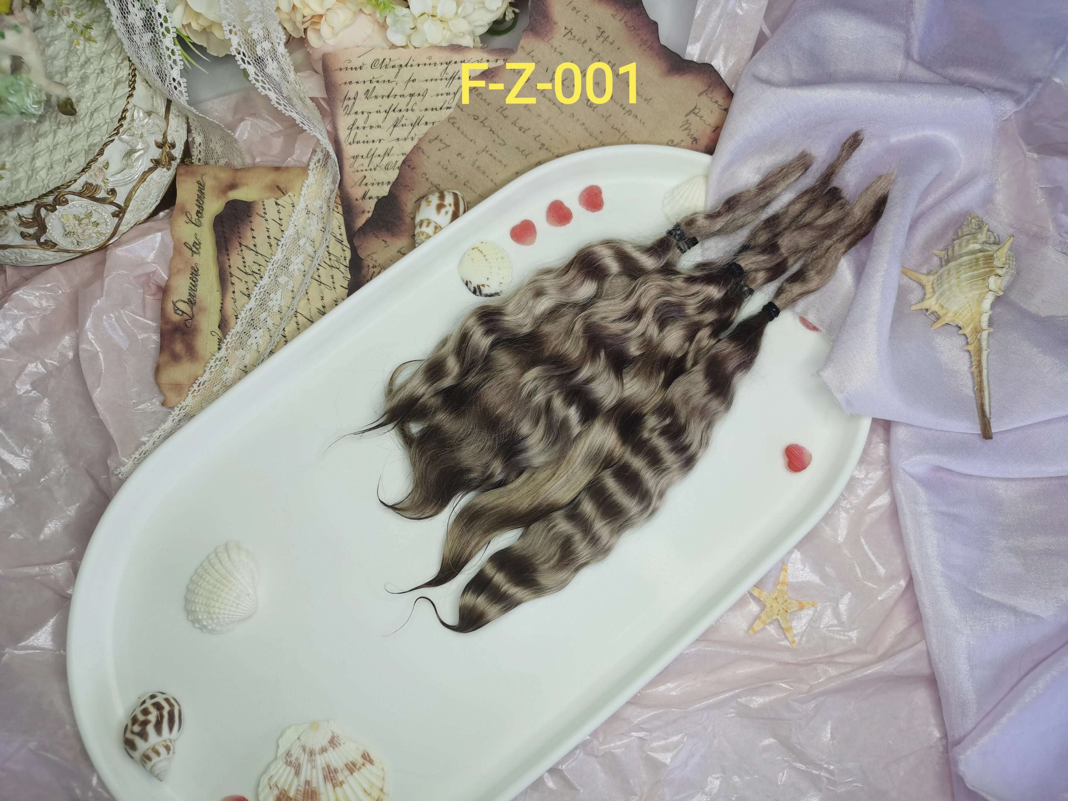 Top Quality Reborn Doll Pure Mohair various colors Handrooted Doll DIY Reborn baby BJD hair for Dolls blythe ob24 ob11