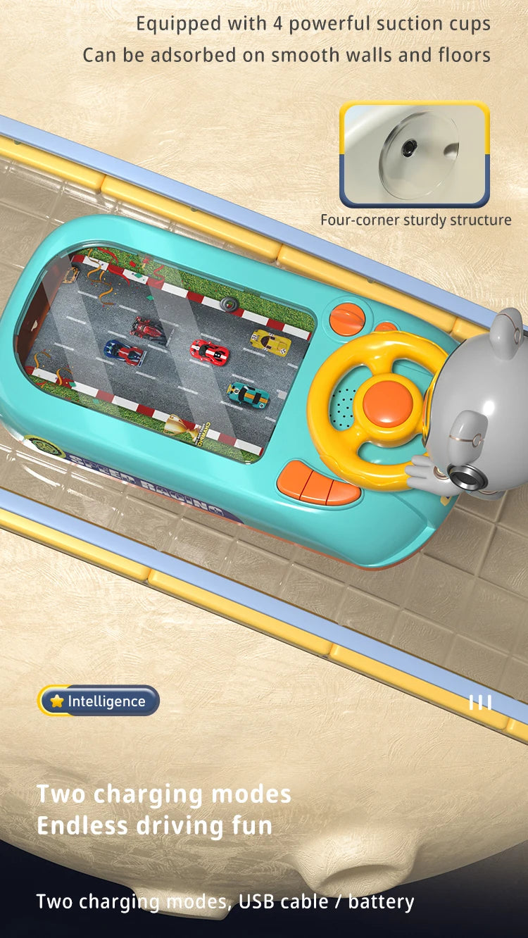 Children's Racing Challenge Adventure Game Machine Competitive Puzzle Simulation Driving Desktop Steering Wheel Toy