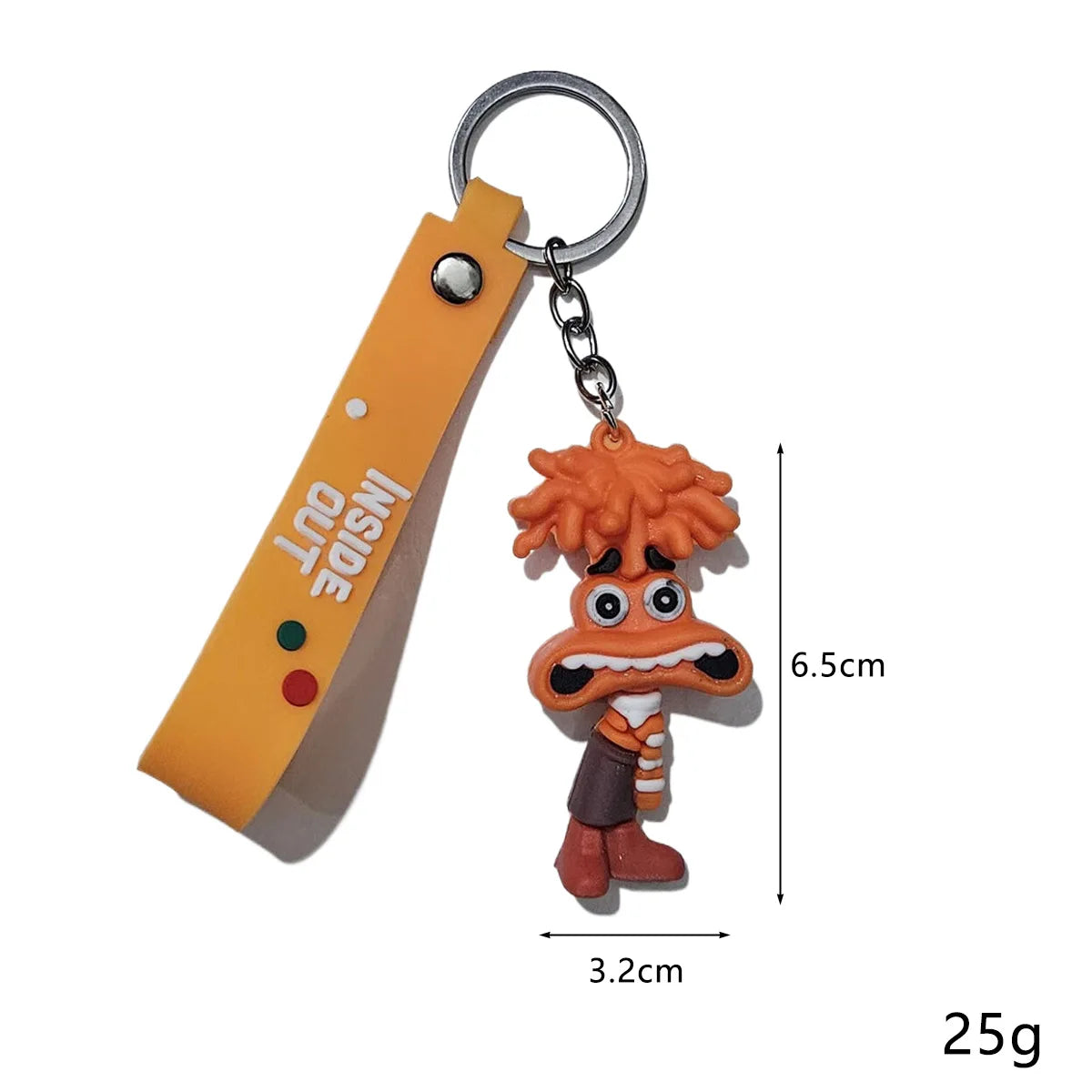 Disney Filme Anime Ansiedade Ennui Inveja Meninas bonitos Chaveiro, Saco criativo Pingente, Brinquedos do carro, Presentes Kawai