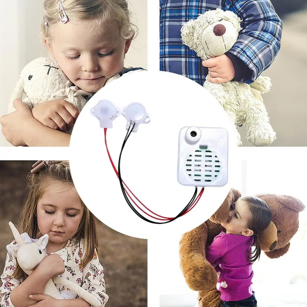 Plush Toy Voice Recorder Stuffed Animal Voice Box Recordable Sound Module Plush Dolls Voice Message Recorder Device