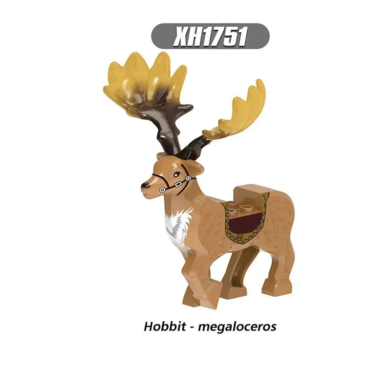 Hot Christmas Building Block Gift Animals Deer Elk Reindeer Figures Brick Xmas Tree Educational Toy Gift for Boy Kid Block Model