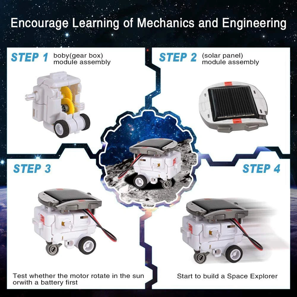 Science Experiment Solar Robot Kids Educational Toys 11 in 1 STEM Technology Gadgets Kits Learning Scientific Toys for Children