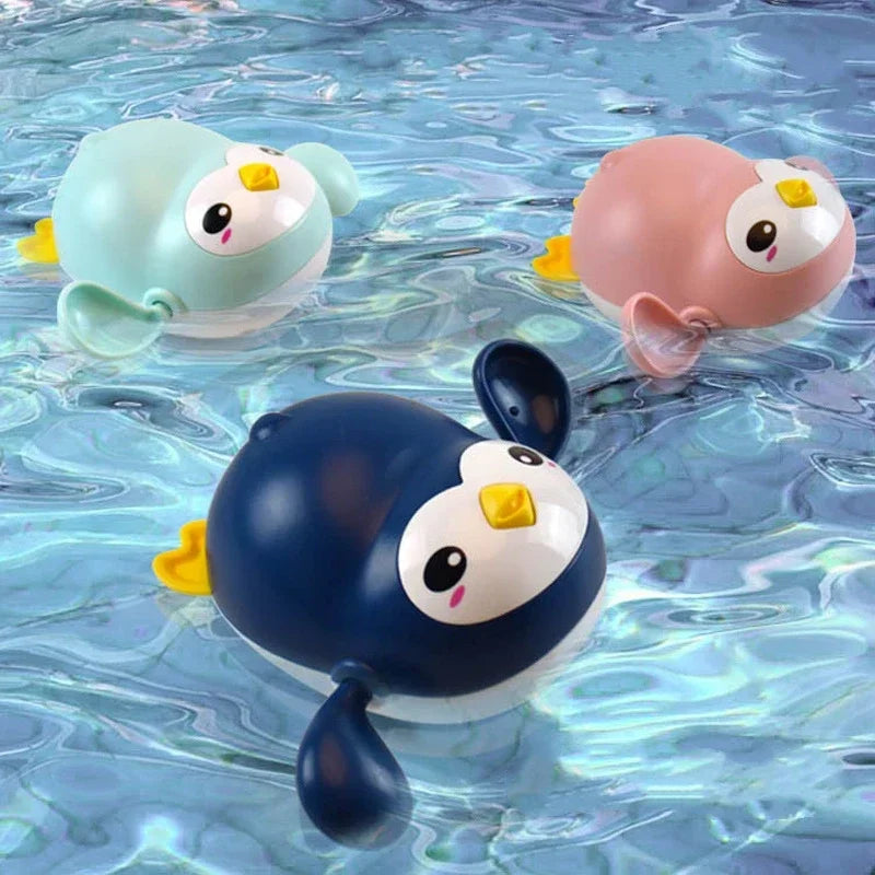 Bath Toys Kids Swimming Clockwork Dolls Play Water Baby Bathing Cute Funny Children Bathroom Shower Bathtub Animals Toy