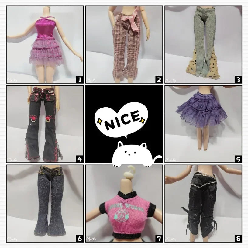 new arrived clothes for high school doll baby Kerr dress for changing skirt pants vest baby clothes DIY wave2