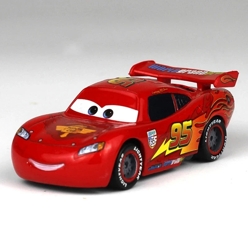 Disney Pixar Toy Car 2/3 Lightning McQueen Jackson Storm 1:55 Die Cast Metal Alloy Model Vehicles Children Toy Boy Birthday Gift