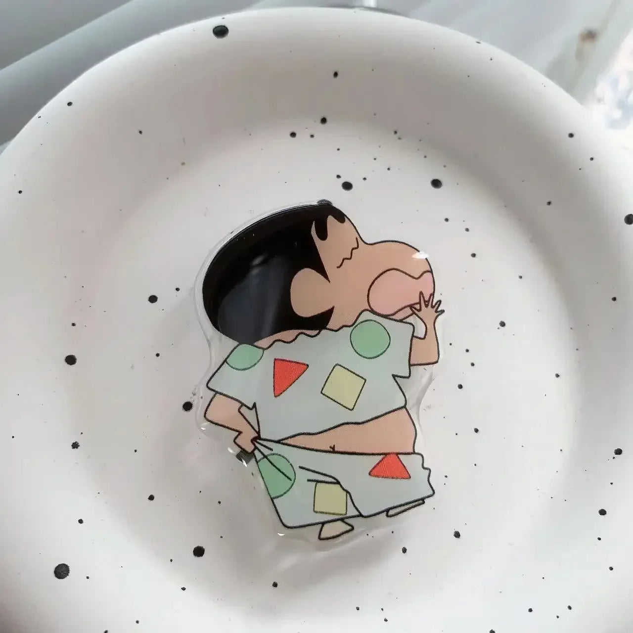 Crayon Shin-chan Phone Holder Stand Grip for Mobile Phone Ring Accessories Cute Retractable Folding Stand Support Desk Stand New